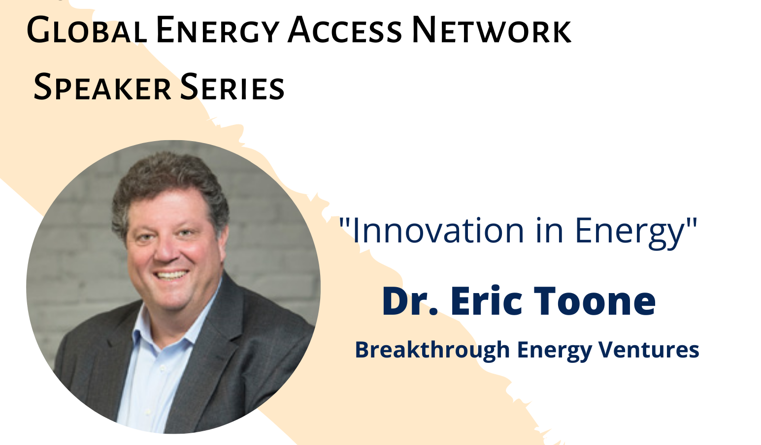 GLEAN Speaker Series: Eric Toone, Executive Managing Director for Tech; Breakthrough Energy Ventures.