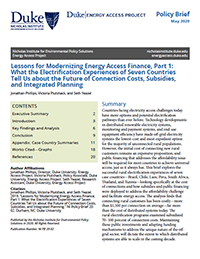 Lessons for Modernizing Energy Access Finance, Part 2 – Balancing Competition and Subsidy: Assessing Mini-Grid Incentive Programs in sub-Saharan Africa