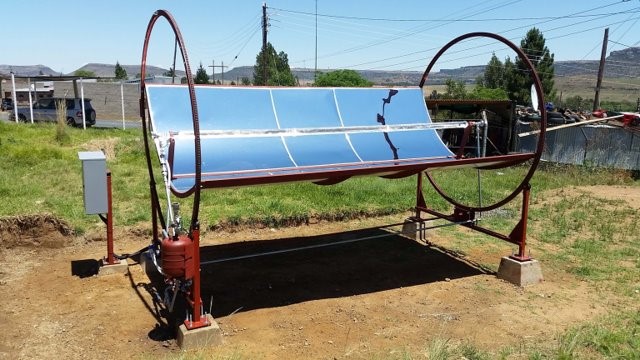 wheeled solar installation