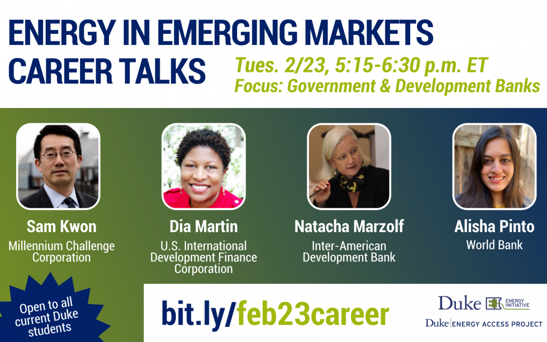 Watch: Energy in Emerging Markets Career Talks