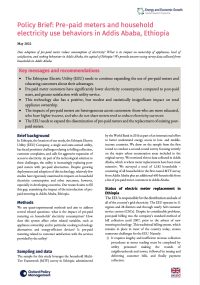 Snapshot of first page of policy brief