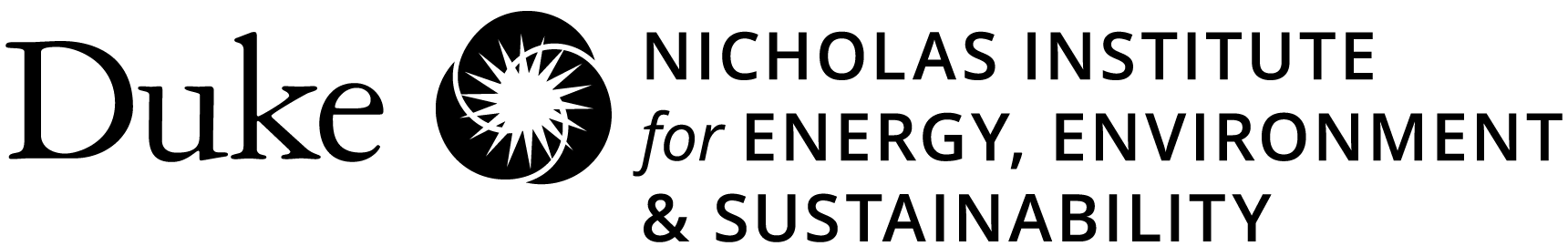 Nicholas Institute for Energy, Environment & Sustainability black logo