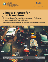 Publication cover- Climate Finance for Just Transitions