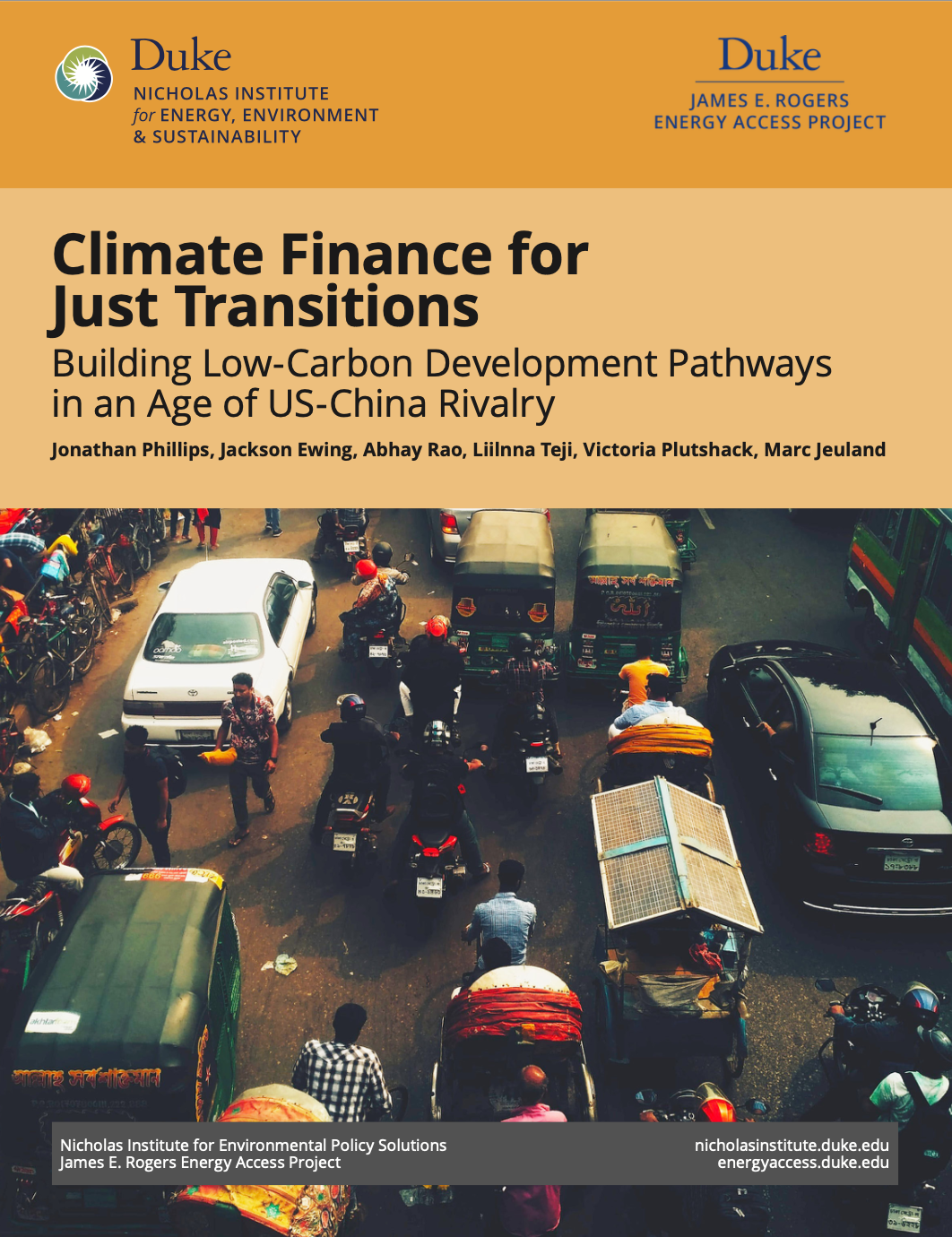 Climate Finance for Just Transitions