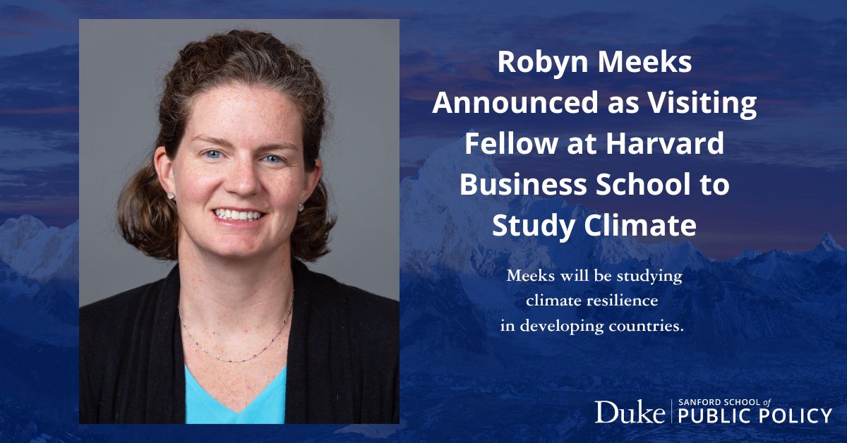 Robyn Meeks to join Harvard Business School as Business in Global Society visiting fellow