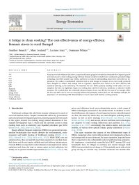 Publication cover "A bridge to clean cooking? The cost-effectiveness of energy-efficient biomass stoves in rural Senegal"