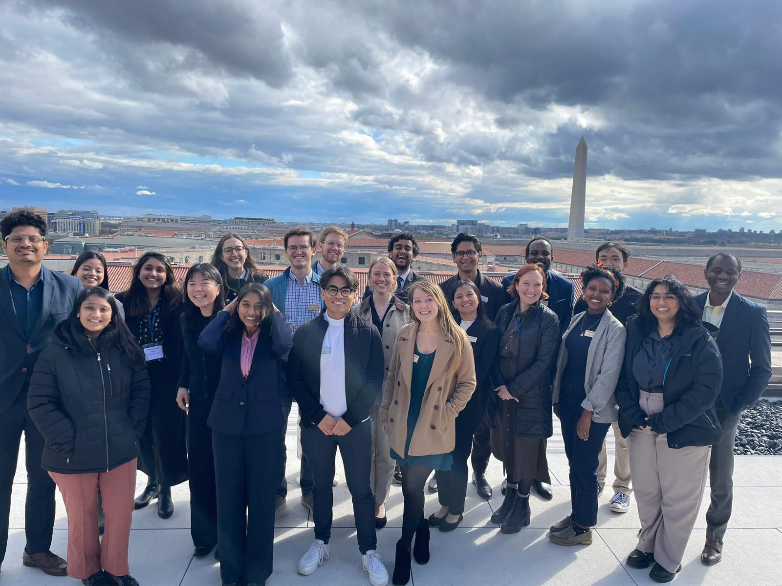 GLEAN energy in emerging markets career trek; a person looking through telescope 