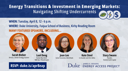 Energy Transitions & Investment in Emerging Markets: Navigating Shifting Undercurrents