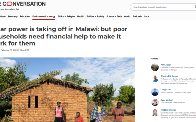 Solar Power Is Taking Off in Malawi: But Poor Households Need Financial Help to Make It Work for Them